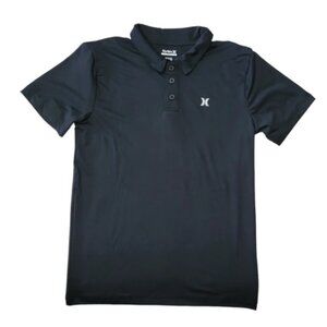 Hurley Boys Performance Short Sleeve 3-Button Comfortable Jersey Stretch Polo‎